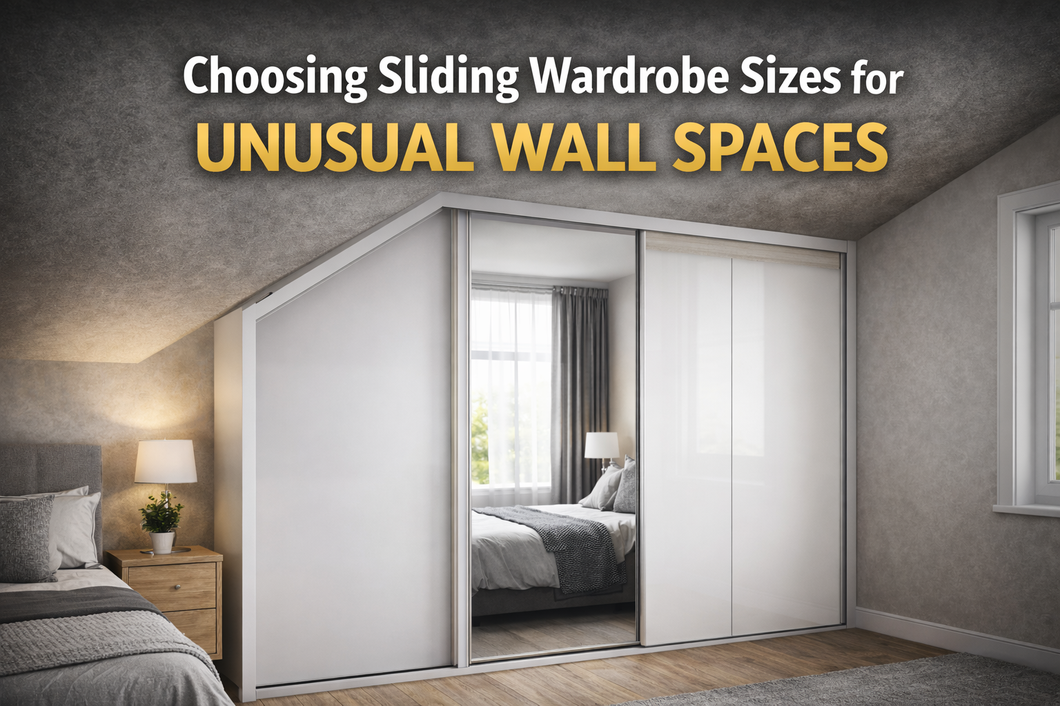 How to Choose Sliding Wardrobe Sizes for Unusual Wall Spaces